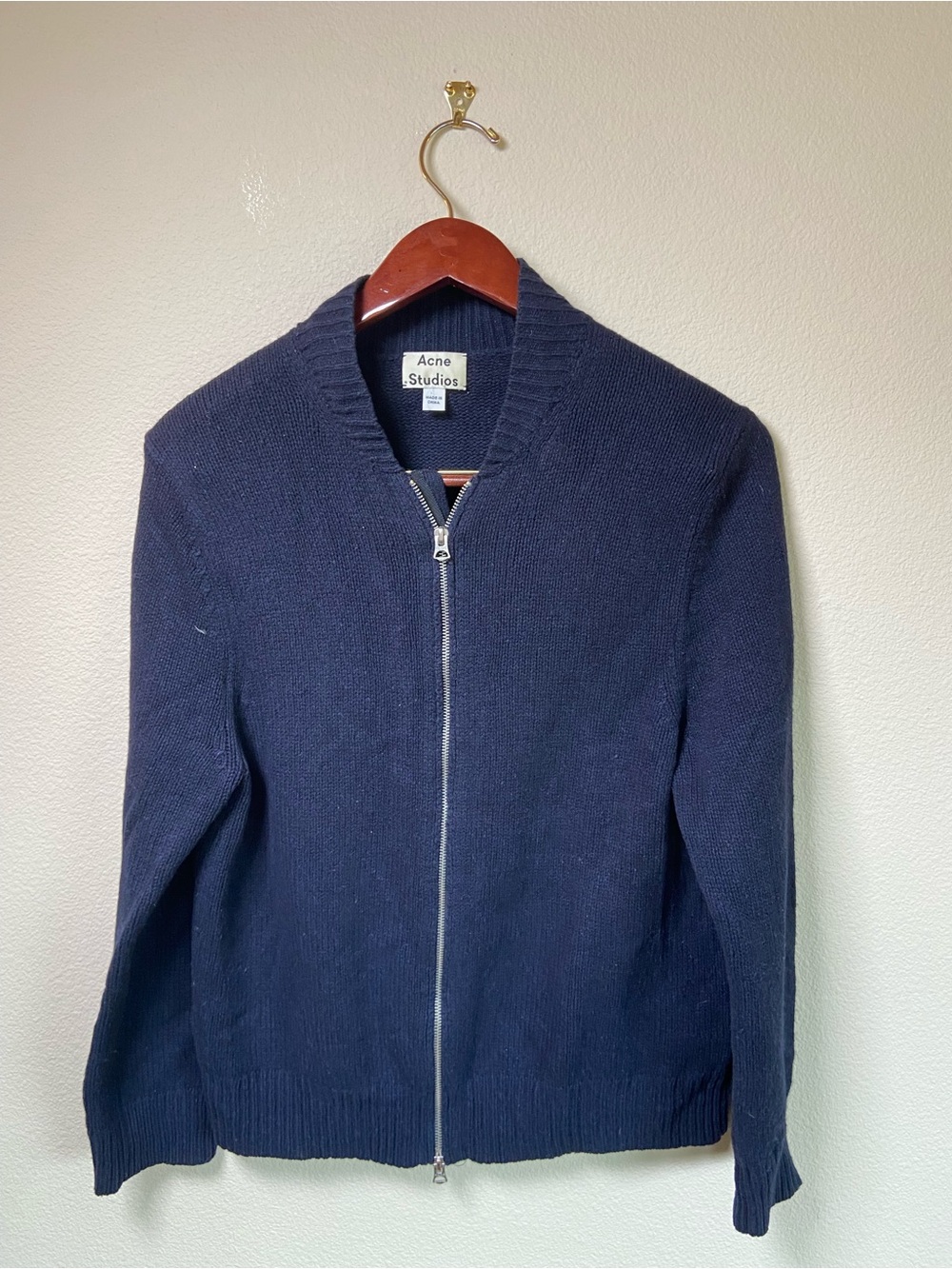 Acne Studios Chet Zip Cardigan